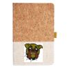 Cork And Heathered Fabric Hardcover Journal 5.5" X 8.25" Thumbnail