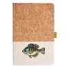 Cork And Heathered Fabric Hardcover Journal 5.5" X 8.25" Thumbnail