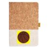 Cork And Heathered Fabric Hardcover Journal 5.5" X 8.25" Thumbnail