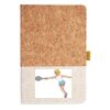 Cork And Heathered Fabric Hardcover Journal 5.5" X 8.25" Thumbnail
