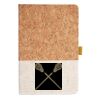 Cork And Heathered Fabric Hardcover Journal 5.5" X 8.25" Thumbnail