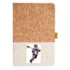 Cork And Heathered Fabric Hardcover Journal 5.5" X 8.25" Thumbnail