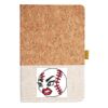 Cork And Heathered Fabric Hardcover Journal 5.5" X 8.25" Thumbnail