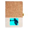 Cork And Heathered Fabric Hardcover Journal 5.5" X 8.25" Thumbnail
