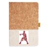 Cork And Heathered Fabric Hardcover Journal 5.5" X 8.25" Thumbnail