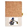 Cork And Heathered Fabric Hardcover Journal 5.5" X 8.25" Thumbnail