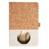 Cork And Heathered Fabric Hardcover Journal 5.5" X 8.25" Thumbnail