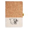 Cork And Heathered Fabric Hardcover Journal 5.5" X 8.25" Thumbnail