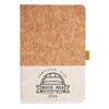 Cork And Heathered Fabric Hardcover Journal 5.5" X 8.25" Thumbnail