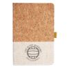 Cork And Heathered Fabric Hardcover Journal 5.5" X 8.25" Thumbnail