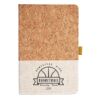 Cork And Heathered Fabric Hardcover Journal 5.5" X 8.25" Thumbnail