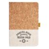 Cork And Heathered Fabric Hardcover Journal 5.5" X 8.25" Thumbnail