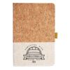 Cork And Heathered Fabric Hardcover Journal 5.5" X 8.25" Thumbnail
