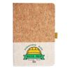 Cork And Heathered Fabric Hardcover Journal 5.5" X 8.25" Thumbnail