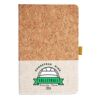 Cork And Heathered Fabric Hardcover Journal 5.5" X 8.25" Thumbnail