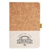 Cork And Heathered Fabric Hardcover Journal 5.5" X 8.25" Thumbnail