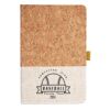 Cork And Heathered Fabric Hardcover Journal 5.5" X 8.25" Thumbnail