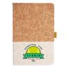 Cork And Heathered Fabric Hardcover Journal 5.5" X 8.25" Thumbnail