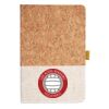 Cork And Heathered Fabric Hardcover Journal 5.5" X 8.25" Thumbnail