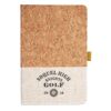 Cork And Heathered Fabric Hardcover Journal 5.5" X 8.25" Thumbnail
