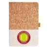 Cork And Heathered Fabric Hardcover Journal 5.5" X 8.25" Thumbnail