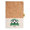 Cork And Heathered Fabric Hardcover Journal 5.5" X 8.25" Thumbnail