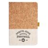 Cork And Heathered Fabric Hardcover Journal 5.5" X 8.25" Thumbnail