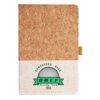 Cork And Heathered Fabric Hardcover Journal 5.5" X 8.25" Thumbnail
