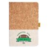 Cork And Heathered Fabric Hardcover Journal 5.5" X 8.25" Thumbnail