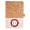Cork And Heathered Fabric Hardcover Journal 5.5" X 8.25" Thumbnail