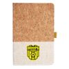 Cork And Heathered Fabric Hardcover Journal 5.5" X 8.25" Thumbnail