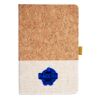 Cork And Heathered Fabric Hardcover Journal 5.5" X 8.25" Thumbnail