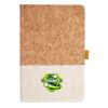 Cork And Heathered Fabric Hardcover Journal 5.5" X 8.25" Thumbnail