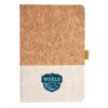 Cork And Heathered Fabric Hardcover Journal 5.5" X 8.25" Thumbnail