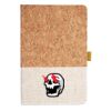 Cork And Heathered Fabric Hardcover Journal 5.5" X 8.25" Thumbnail