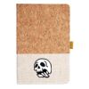 Cork And Heathered Fabric Hardcover Journal 5.5" X 8.25" Thumbnail