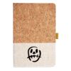 Cork And Heathered Fabric Hardcover Journal 5.5" X 8.25" Thumbnail