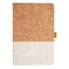 Cork And Heathered Fabric Hardcover Journal 5.5" X 8.25" Thumbnail