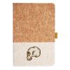 Cork And Heathered Fabric Hardcover Journal 5.5" X 8.25" Thumbnail