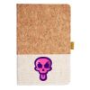 Cork And Heathered Fabric Hardcover Journal 5.5" X 8.25" Thumbnail
