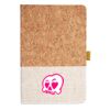 Cork And Heathered Fabric Hardcover Journal 5.5" X 8.25" Thumbnail