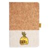 Cork And Heathered Fabric Hardcover Journal 5.5" X 8.25" Thumbnail