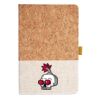 Cork And Heathered Fabric Hardcover Journal 5.5" X 8.25" Thumbnail