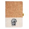 Cork And Heathered Fabric Hardcover Journal 5.5" X 8.25" Thumbnail