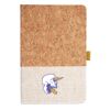Cork And Heathered Fabric Hardcover Journal 5.5" X 8.25" Thumbnail