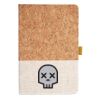 Cork And Heathered Fabric Hardcover Journal 5.5" X 8.25" Thumbnail