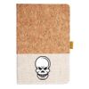 Cork And Heathered Fabric Hardcover Journal 5.5" X 8.25" Thumbnail