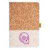 Cork And Heathered Fabric Hardcover Journal 5.5" X 8.25" Thumbnail