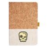 Cork And Heathered Fabric Hardcover Journal 5.5" X 8.25" Thumbnail