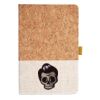 Cork And Heathered Fabric Hardcover Journal 5.5" X 8.25" Thumbnail